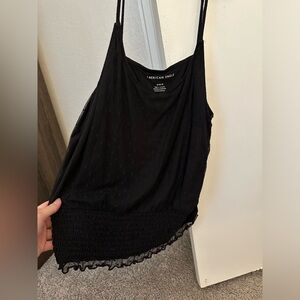 Medium ruffled American eagle top